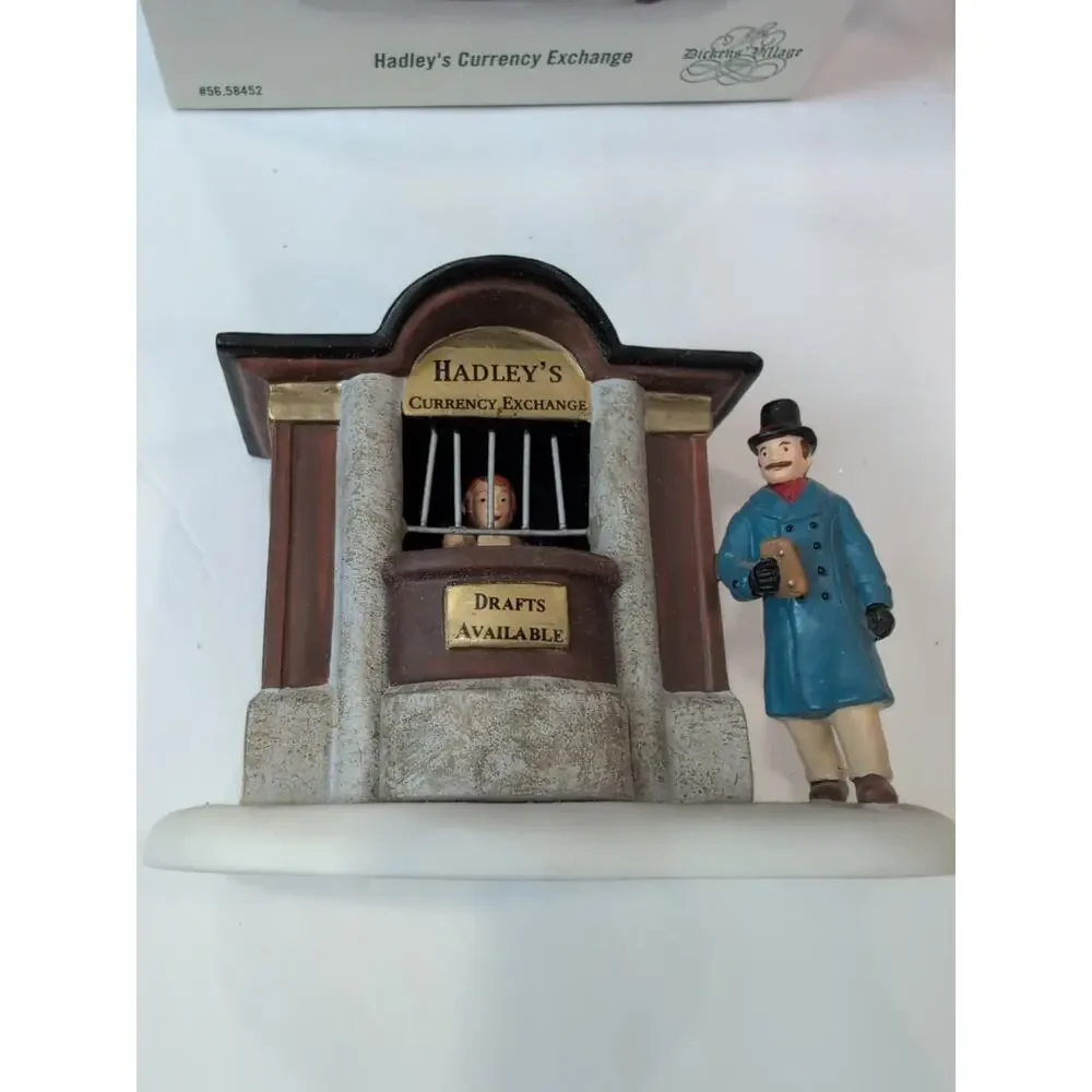 DEPT‎ 56 HADLEY'S CURRENCY EXCHANGE 58452 DICKENS VILLAGE CHRISTMAS